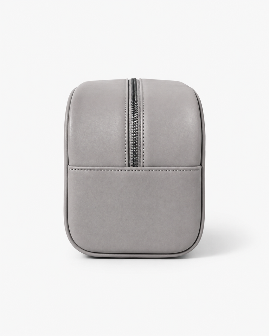 toiletery bag grey
