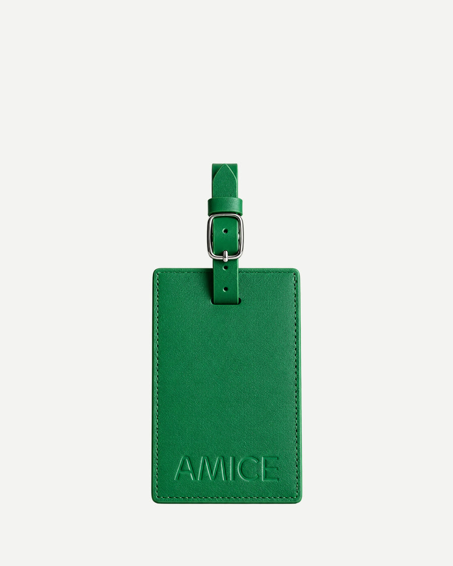 Luggage label green