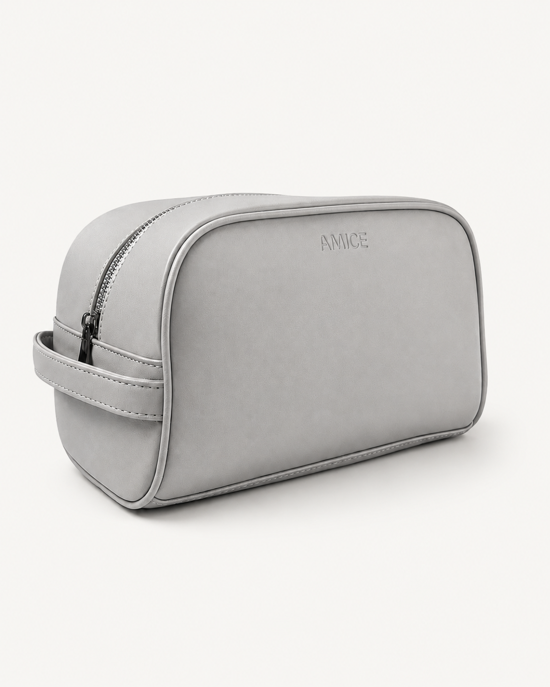 toiletery bag grey